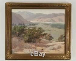 Ralph Love Antique Early Work California Yucaipa Lake Old Plein Air Oil Painting