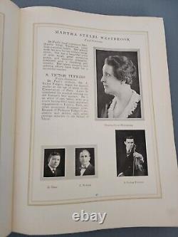 Rare Antique Old 1926 DePaul University Yearbook Some Staff & Student Signed