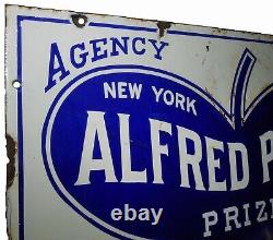 Rare Early 20th C Alfred Peats Prize Wall Paper Porcelain Metal Advertising Sign