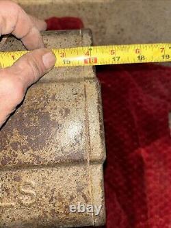 Rare GLOBE OIL TOOLS Antique Old Early California Petroliana Toolbox 1950 1960