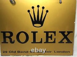 Rare Gold Rolex Watches Shop Wall Swinging Sign Old Bond Street Mayfair London