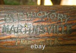 Rare Old Hickory Martinsville In Signed 1940's Vint Pr Hickory Side Chairs/table