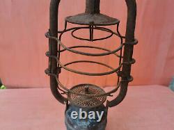 Rare Old Mining Carbide German Lamp Gas Cerosine Primitive Tool Signed Norway