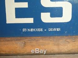 Rare Old Original Gas Station Restroom Signs Stonehouse Denver Vintage Antique