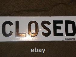 Rare Old Original'closed' Porcelain Store Door Sign Vintage Antique Stonehouse