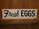Rare Old Paint Original Farm''fresh Eggs'' Primitive Wood Sign Vintage Antique
