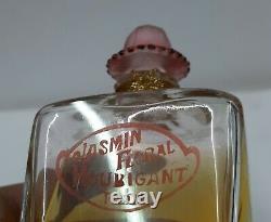 Rare Old Vintage Antique Jasmin Floral Houbigant Unused Perfume Bottle France