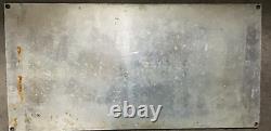 Rare Old antique Vintage Machines By Visitrol Co. Detroit 16x8Scarce Metal Sign