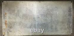 Rare Old antique Vintage Machines By Visitrol Co. Detroit 16x8Scarce Metal Sign