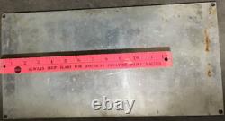 Rare Old antique Vintage Machines By Visitrol Co. Detroit 16x8Scarce Metal Sign