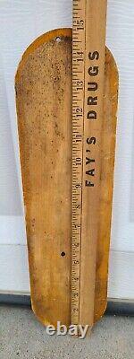 Rare Vintage Antique Wood Advertising Thermometer Westinghouse Sign Old Gas Oil