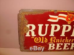 Ruppert Old Knickerbocker Beer Vintage Beer Sign Antique