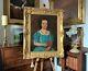 Stunning Large 18thc Period Antique Oil Portrait Painting Of A 5-year-old-girl