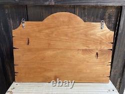 Saloon Jack Daniels Wooden Shelf Rack Whiskey Bar Tavern Old West Antique Look