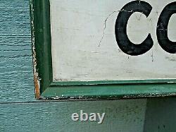 Sign old wood country store 1900's adv folk art 48 x 36 ELECTRICIAN