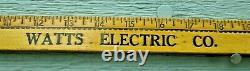Sign old wood country store 1900's adv folk art 48 x 36 ELECTRICIAN