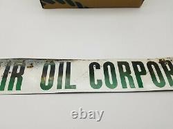 Sinclair sign oil corporation 3 x 25 Porcelain antique and old