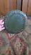 Sweet Antique Old Vintage Wood Carved Round Cutting Board Long Life 9.5