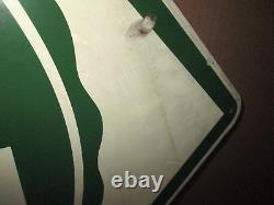 TREE FARM Diamond Shaped WOODEN 30.5 X 30.5 BIG & OLD & VINTAGE & ORIGINAL