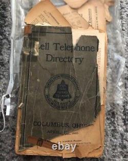 Telephone Directory Book April 1910 Central Union Bell Used Falling Old Antique