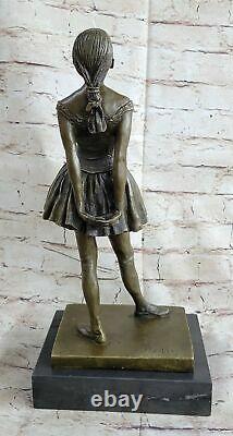 The Little Fourteen Year Old Dancer Bronze Ballerina Sculpture, Signed Degas NR