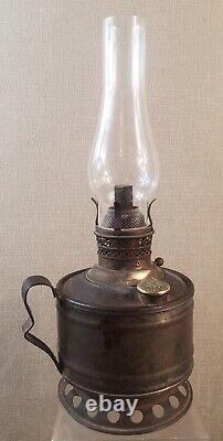 Tin miniature oil lamp The Home Lamp center draft