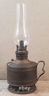 Tin miniature oil lamp The Home Lamp center draft