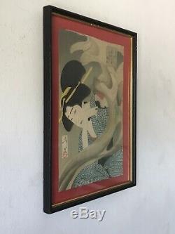 Tsukioka Yoshitoshi Japanese Woodblock Print Old Vintage Modern Art Japan