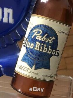 VINTAGE ANTIQUE PABST BLUE RIBBON BEER LIGHTED ADVERTISING BAR SIGN 1950s OLD