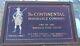 Vintage Old 1920`s Antique Continential Insurance Company Sign, Free Shipping