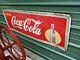 Vintage Old Antique 1949 Coca Cola Soda Drink Sign Silhouette Bottle
