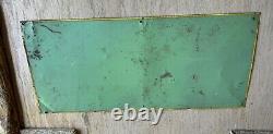 VTG 1930'S UNION LEADER SMOKING TOBACCO ADVERTISING SIGN TIN EAGLE Old Antique