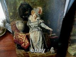 Very Old Antique Oil Paintings On Wood Panel