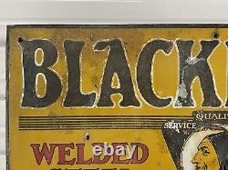 Very RARE Antique Old 1926 FORD Automobile BLACKHAWK Wrenches Milwaukee SIGN