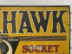 Very RARE Antique Old 1926 FORD Automobile BLACKHAWK Wrenches Milwaukee SIGN