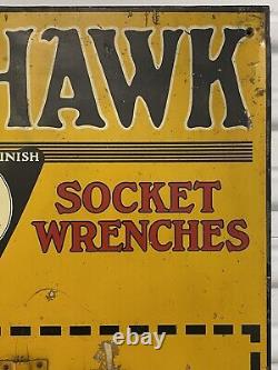 Very RARE Antique Old 1926 FORD Automobile BLACKHAWK Wrenches Milwaukee SIGN