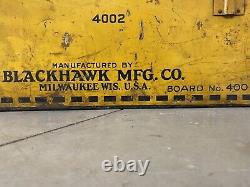 Very RARE Antique Old 1926 FORD Automobile BLACKHAWK Wrenches Milwaukee SIGN