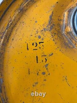 Very RARE Antique Old SHELL Petroliana Oil Drum Super Gear Lubricant, 1940s