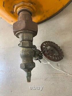 Very RARE Antique Old SHELL Petroliana Oil Drum Super Gear Lubricant, 1940s