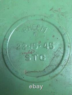 Very RARE Antique Old SHELL Petroliana Oil Drum Super Gear Lubricant, 1940s