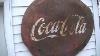 Vintag Coca Cola Sign Found In The Shread Pile At A Scrap Yard