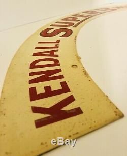 Vintage 1950s Kendall Super B Motor Oil Arch Sign New Old Stock Antique Rare