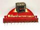 Vintage Antique 1920's 30's Willard Battery Old Original Metal Automotive Sign