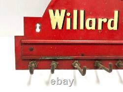 Vintage Antique 1920's 30's Willard Battery Old Original Metal Automotive Sign