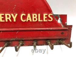 Vintage Antique 1920's 30's Willard Battery Old Original Metal Automotive Sign