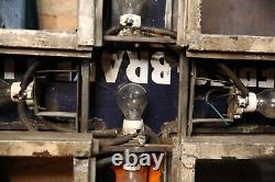 Vintage Antique Firestone Porcelain Advertising Sign Church Cross Galvanized old