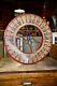 Vintage Antique Gambling Wheel Wood Carnival Game Sign Oddity Roulette Old 1930s
