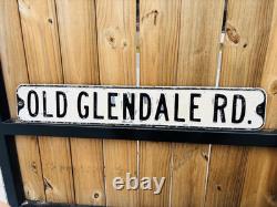 Vintage Antique Old Glendale Rd Glendale Kentucky Street Sign