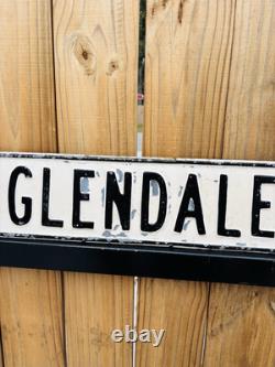 Vintage Antique Old Glendale Rd Glendale Kentucky Street Sign