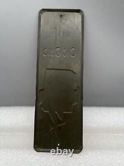 Vintage Antique Original Old Gold Tobacco Cigarette Door Push Advertising Sign